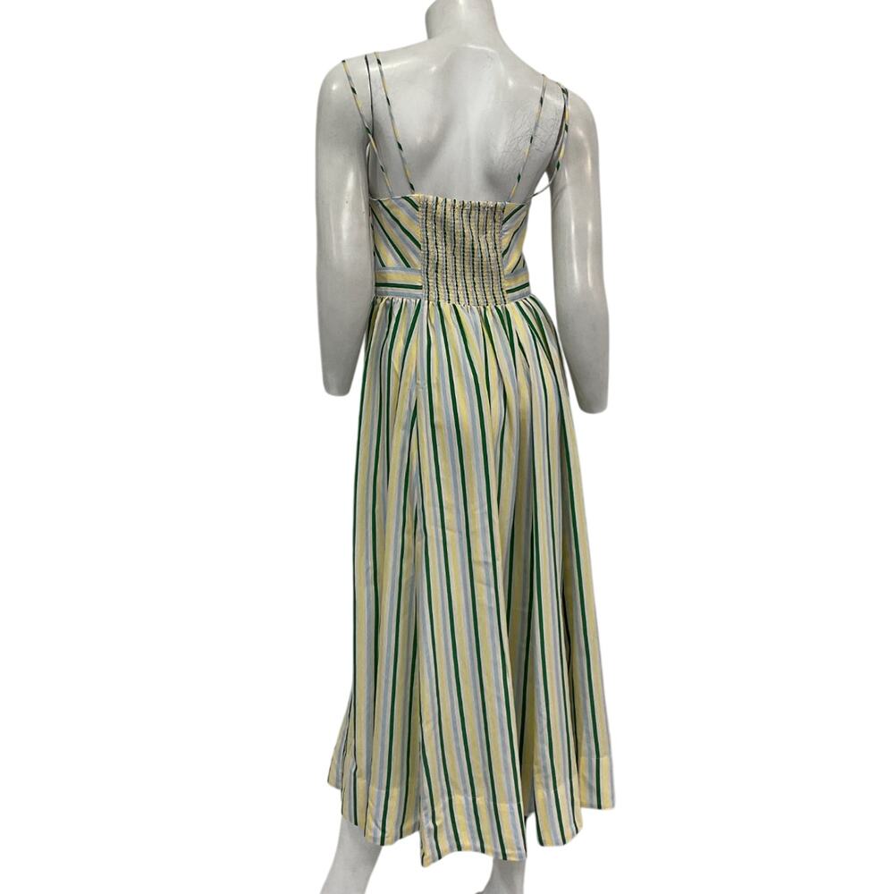 La Ligne Striped Green Tracy Maxi Dress Size XS - Picture 3 of 6
